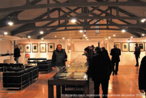 L’interno della Fondazione Sciascia, realizzato in un edificio già sede di una centrale elettrica dell’ENEL, acquistato dal Comune di Racalmuto e trasformato - su progetto dell’arch. Antonio Foscari dell’Università di Venezia - in sede della Fondazione