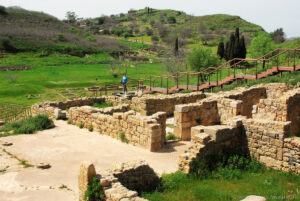 Pia sulla scala di ferro tra i resti archeologici dell’area di Morgantina, costruita al posto del tradizionale sentiero “per proteggere i turisti e la scarpata” ha suscitato le immancabili polemiche, obiettivamente non mi è sembrata una scelta molto felice