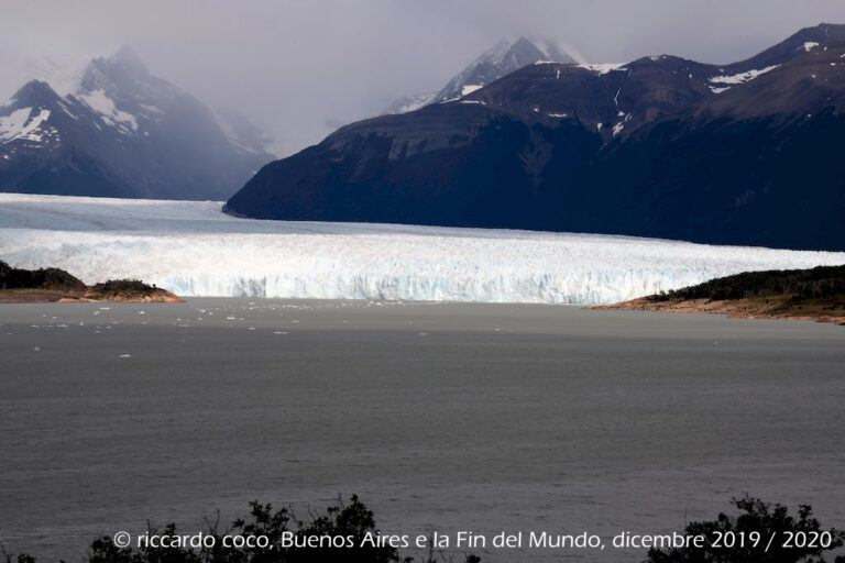 Vista del fronte SUD del ghiacciaio Perito Moreno